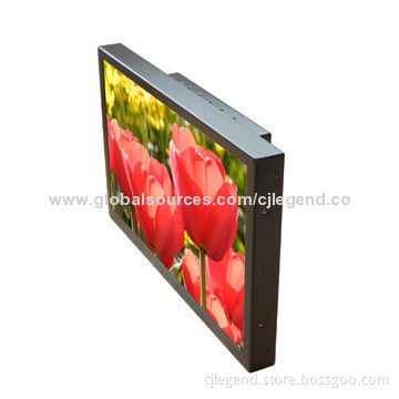 12.1-inch High brightness widescreen SAW touch monitor with VGA/HDMI/DVI inputs